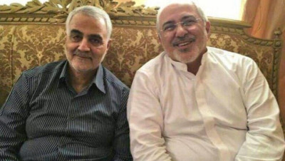 "الخارجية الإيرانية" تقر بصحة التسجيل المنسوب لـ"ظريف" حول "سليماني"