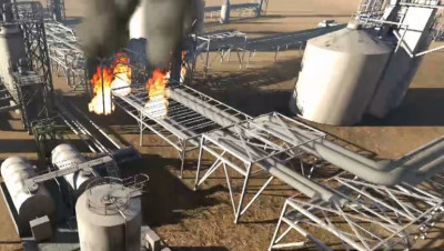 هجوم حوثي يستهدف محطة لأرامكو في جدة السعودية