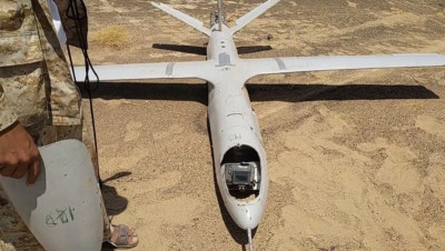 كان سيتسبب بكارثة.. إحباط هجوم حوثي بطائرة مسيرة