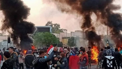 العراق.. مقتل متظاهر في واسط واتساع رقعة الاحتجاجات