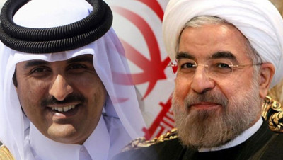 أمير قطر يهاتف روحاني لبحث توترات الخليج