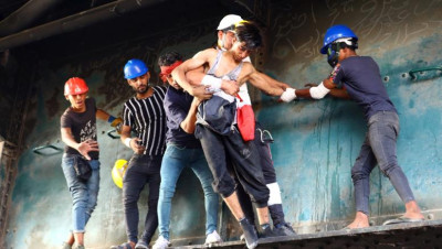 على خطى لبنان وإيران.. "الحشد" يزج أنصاره لقمع الاحتجاجات في العراق