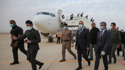 الكاظمي يغادر بغداد متوجها إلى...