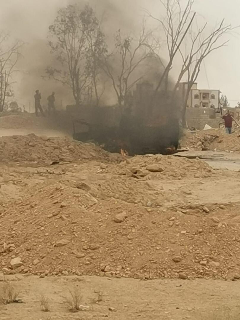 طيران مجهول يستهدف موقعا للحشد على الحدود بين العراق وسوريا