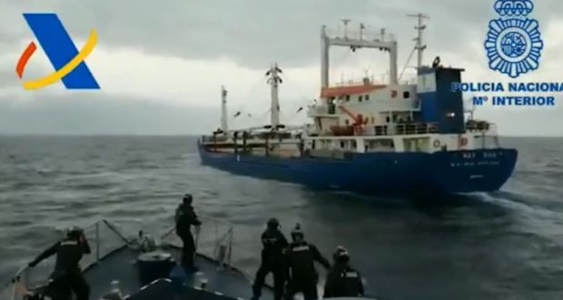طاقمها سوري.. إسبانيا تضبط شحنة مخدرات بقيمة 400 مليون يورو