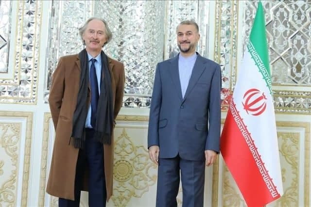 "غير بيدرسون" يشيد بجهود إيران لإحلال "السلام" في سوريا!