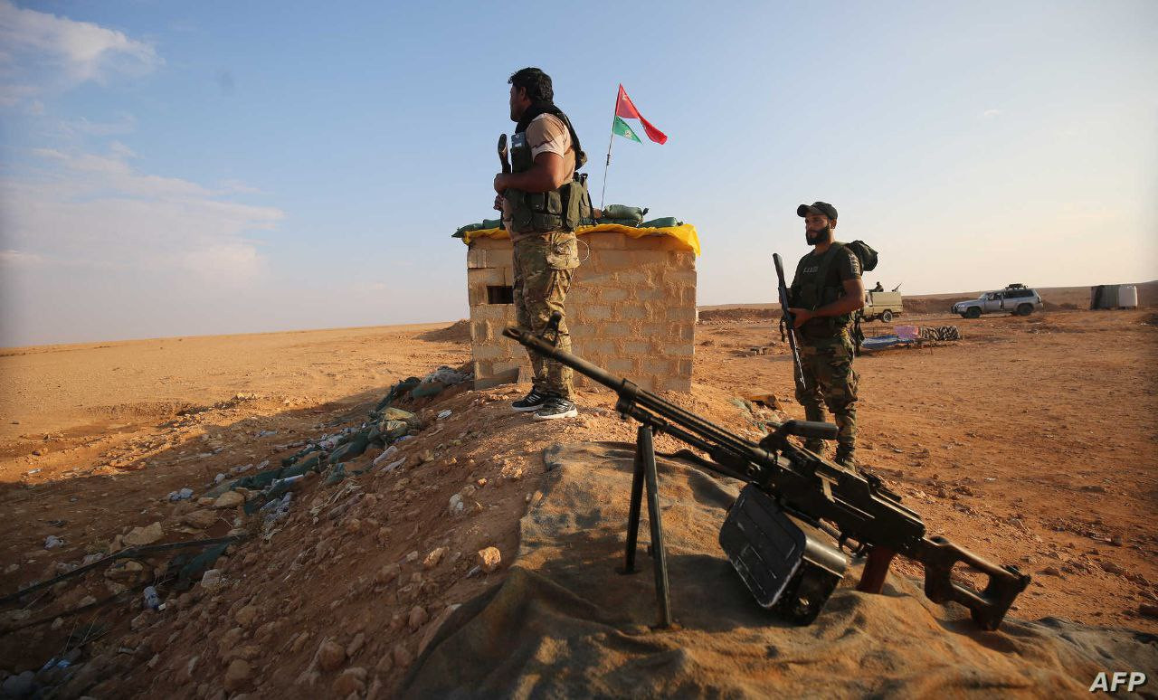 طائرة تقصف ميليشيات إيران في ديرالزور