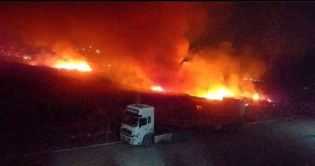 قصف جوي يستهدف رتلا لميليشيات إيران بعد دخوله سوريا