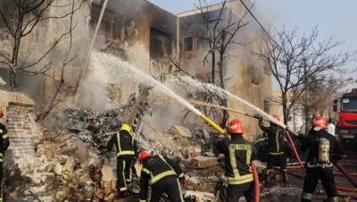 وفاة ثمانية أشخاص بحريق جنوب طهران