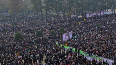 مظاهرات غرب إيران احتجاجا على نقص المياه