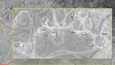 قصف جوي يستهدف قاعدة إيران المركزية على الحدود السورية العراقية