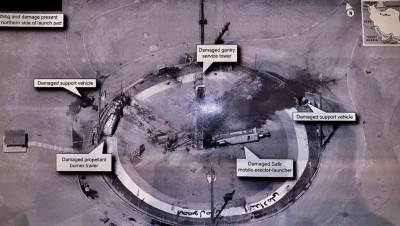 إيران تعترف بانفجار بعملية إطلاق قمر صناعي فاشلة