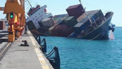 إيران تكشف سبب غرق سفينتها التجارية في أذربيجان