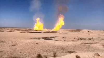 فصيل عسكري يتبنى تفجير خط غاز شرق سوريا ويتوعد إيران