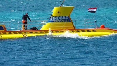 فيديو متداول للحظة غرق الغواصة المصرية في الغردقة