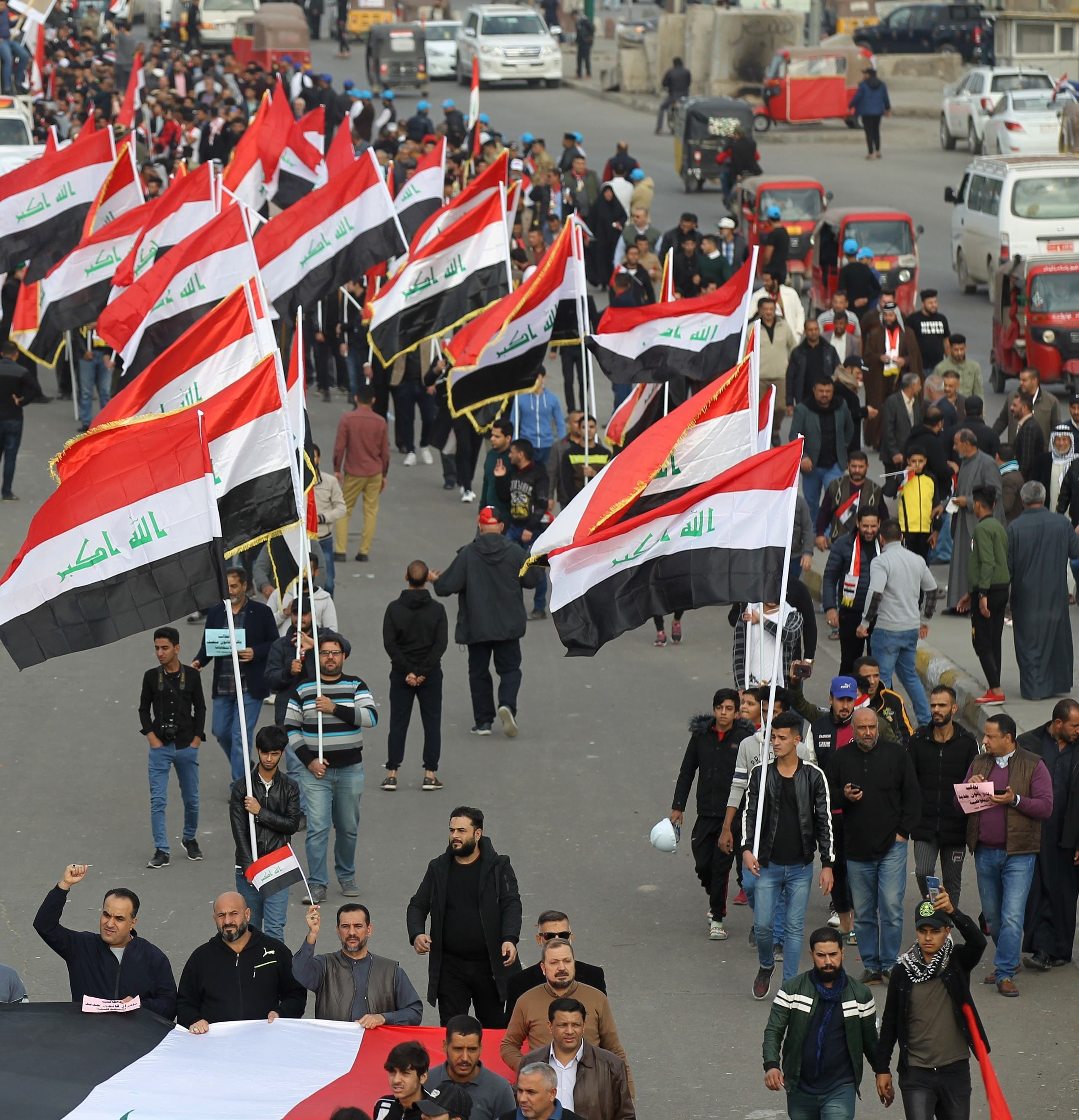 العراق.. ثلاثاء الزحف إلى بغداد و"العصائب" تلوح بمذبحة