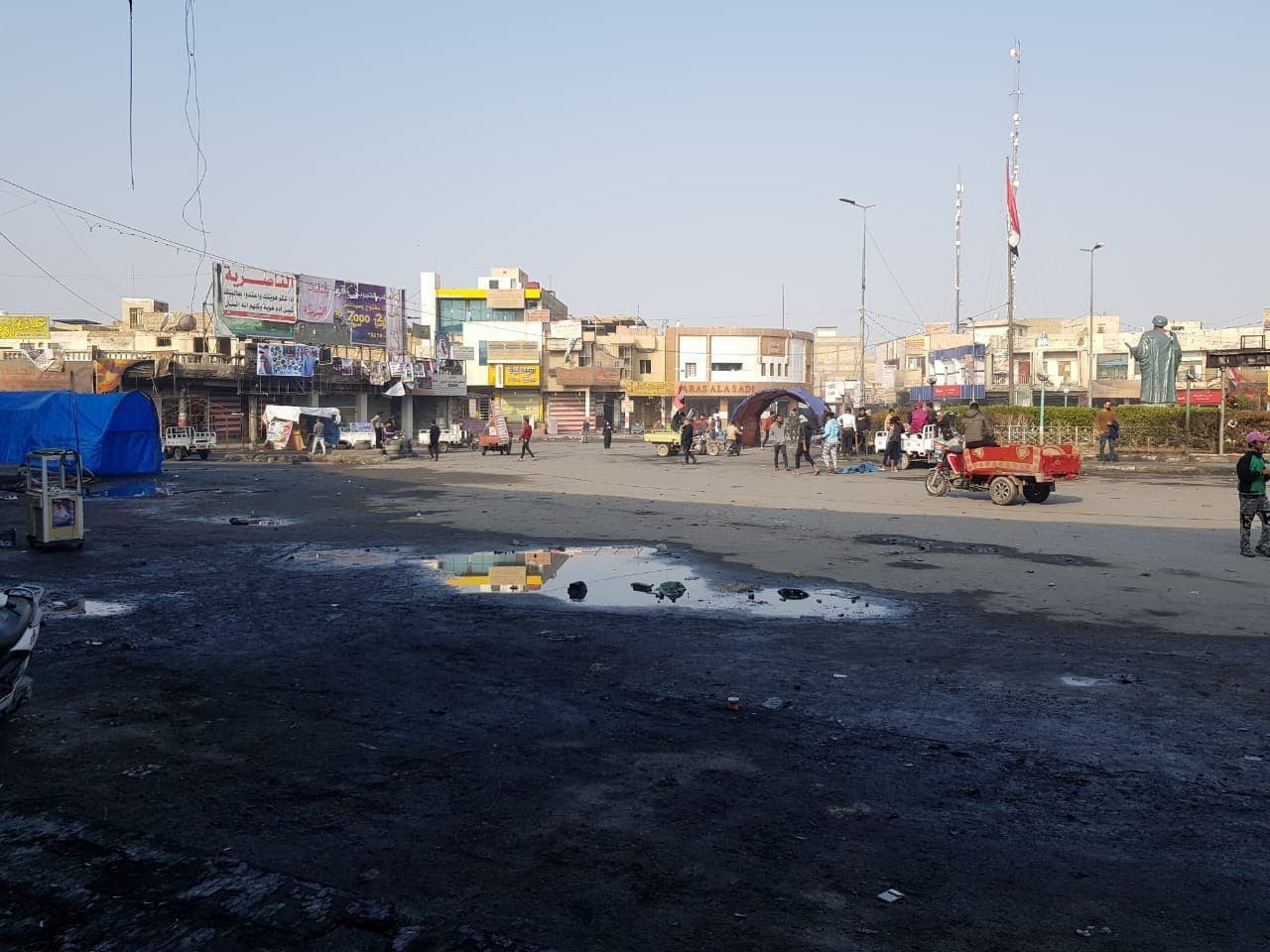 انتشار أمني في ذي قار بعد مجزرة ميليشيات "الصدر" في الناصرية