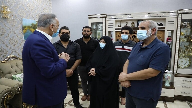 الكاظمي: أقسم بدم الشهيدة أن المجرمين لن يفلتوا من العقاب