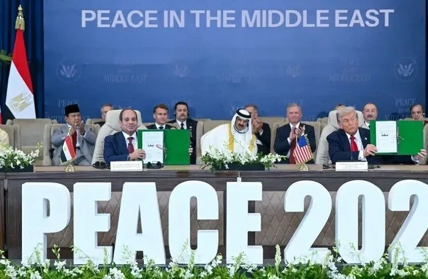 قادة مصر وأمريكا وقطر وتركيا يوقعون اتفاق إنهاء الحرب في غزة